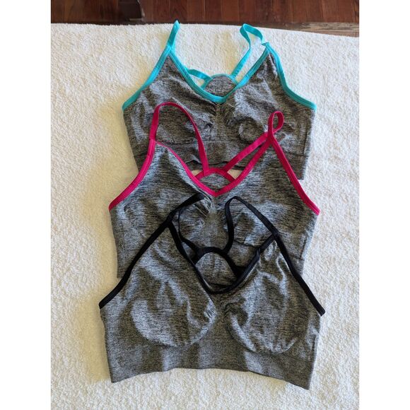 AKAMC  Cross Back Adjustable Straps Sport Bras  (3 total)  Sz XXL - Picture 4 of 8
